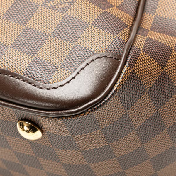 Pre-owned Louis Vuitton Damier Ebene Verona PM Brown