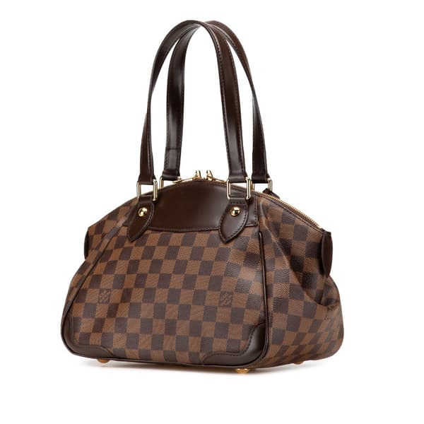 Pre-owned Louis Vuitton Damier Ebene Verona PM Brown