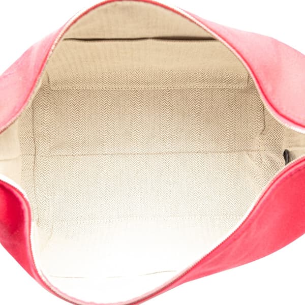 Pre-owned Hermès Small Toile Bride A Brac Pink