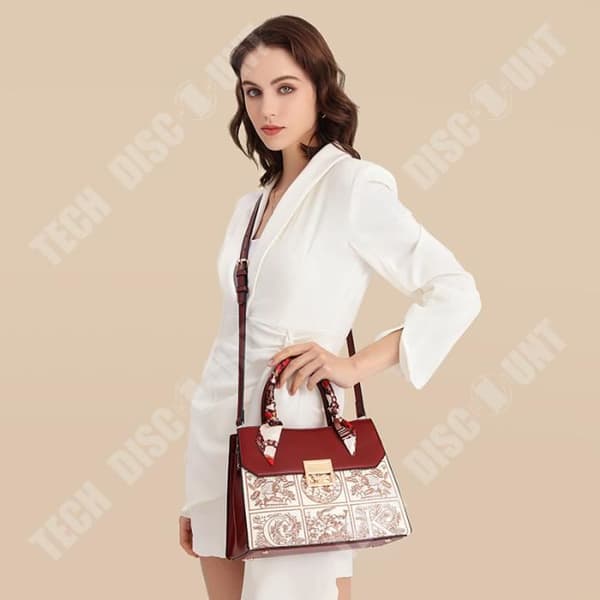 TD® Mode brud röd bröllopsväska kvinnlig mamma tote bag ny all-match kvinnlig stor kapacitet bärbar väska trendväska