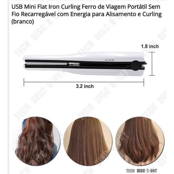 TD® Steam Plattång för hår Professionell locktång för kort man Frizzy Plattång Keramisk maskin plattjärn Ergonomisk hårstyling