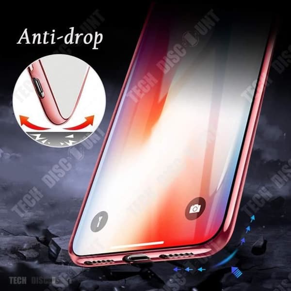 TD® Clear Phone Case Lätt och slitstark Passar iPhone X XS Plus