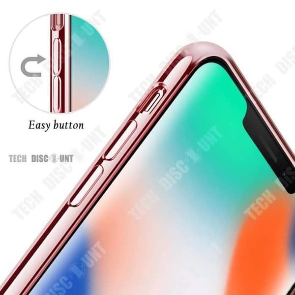 TD® Clear Phone Case Lätt och slitstark Passar iPhone X XS Plus
