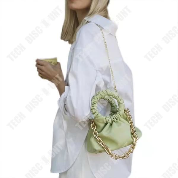 TD® Fashion läder viker high-end damväskor ins bloggaren Xiaohongshu populär stil molnväska moderiktig damväska