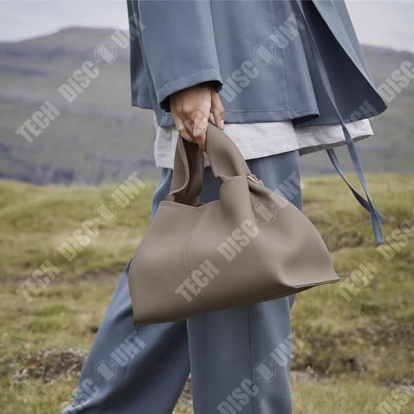 TD® Kvinnor nya dumpling moln enkel axel Messenger underarm väska mode ryggsäck nisch väska läder handväska väska