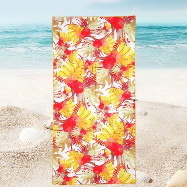 TD® 160*90 CM mikrofiber sandtät strandhandduk Lätt, snabbtorkande strandfilt Snabbtorkande handduk