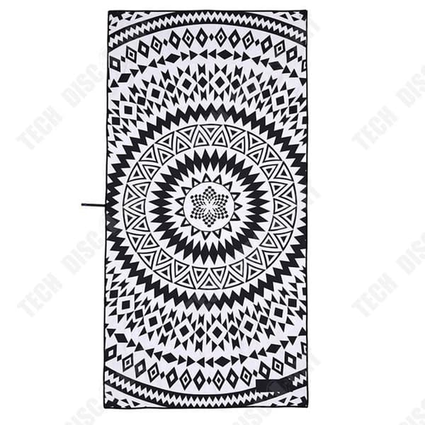 TD® 160*80 CM Mikrofiber Sandtät Strandhandduk Lätt, snabbtorkande, vattenabsorberande strandfilt Utskriftsprocess