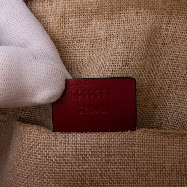 Pre-owned Gucci Mini Microguccissima Dome Satchel Red