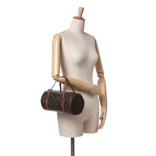 Pre-owned Louis Vuitton Monogram Papillon 26 Brown