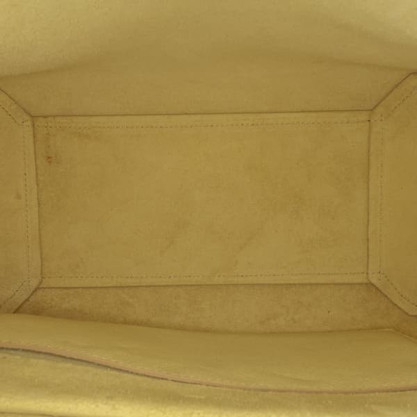 Pre-owned Celine Micro Grained Calfskin Belt Bag Yellow