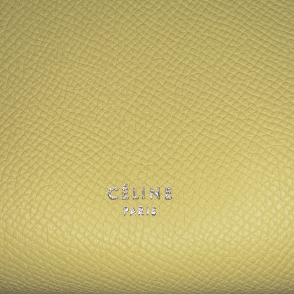 Pre-owned Celine Micro Grained Calfskin Belt Bag Yellow