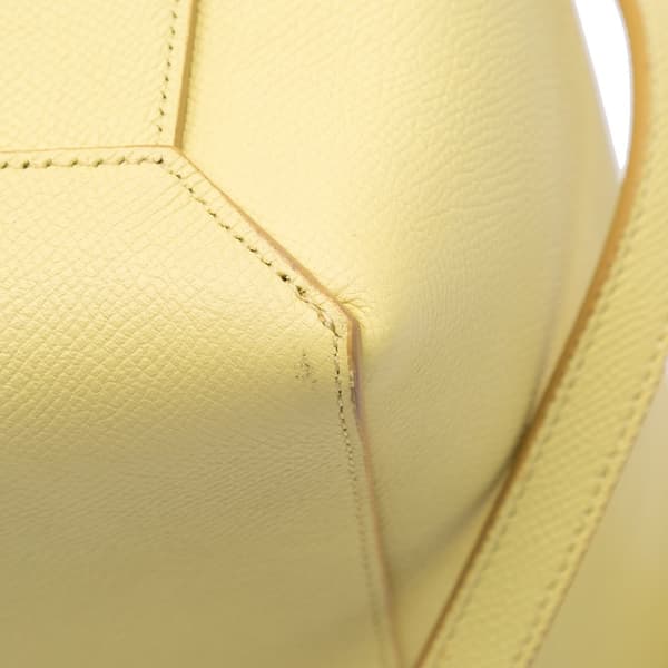 Pre-owned Celine Micro Grained Calfskin Belt Bag Yellow