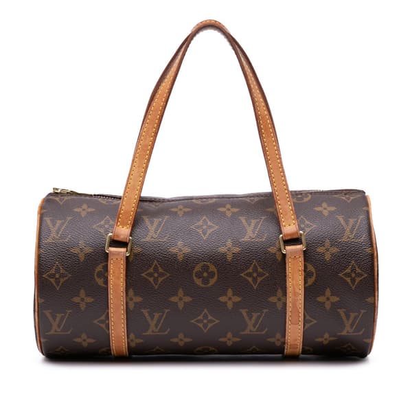 Pre-owned Louis Vuitton Monogram Papillon 28 Brown