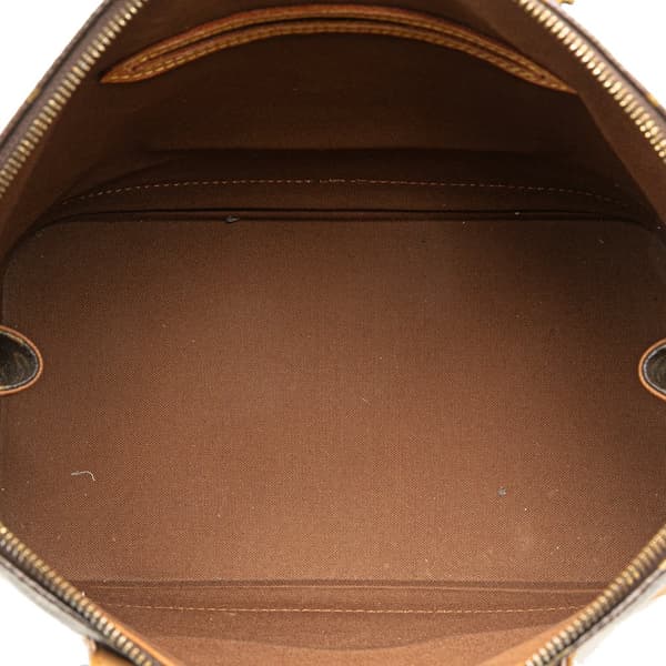Pre-owned Louis Vuitton Monogram Alma PM Brown