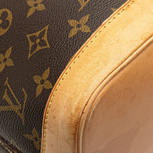 Pre-owned Louis Vuitton Monogram Alma PM Brown