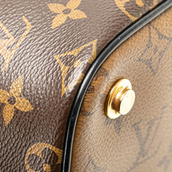 Pre-owned Louis Vuitton Monogram Reverse Vanity PM Brown