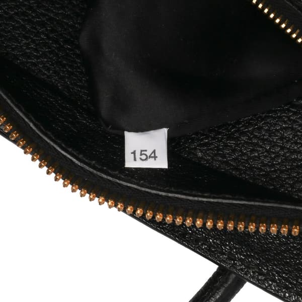 Pre-owned Miu Miu Madras Fiocco Bow Satchel Black