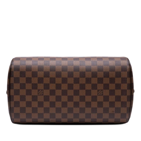 Pre-owned Louis Vuitton Damier Ebene Ribera MM Brown
