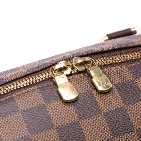 Pre-owned Louis Vuitton Damier Ebene Ribera MM Brown