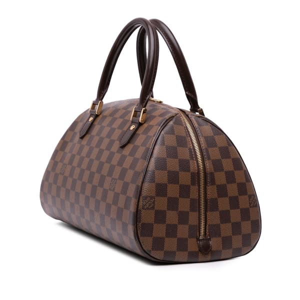 Pre-owned Louis Vuitton Damier Ebene Ribera MM Brown