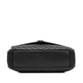 Pikkukuva 3 / 10: Pre-owned Saint Laurent Large Chevron Sheepskin Monogram College Satchel Black