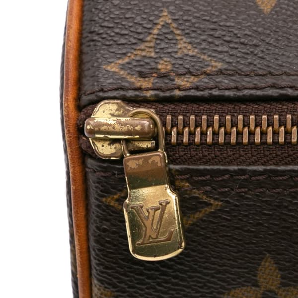 Pre-owned Louis Vuitton Monogram Papillon 28 Brown