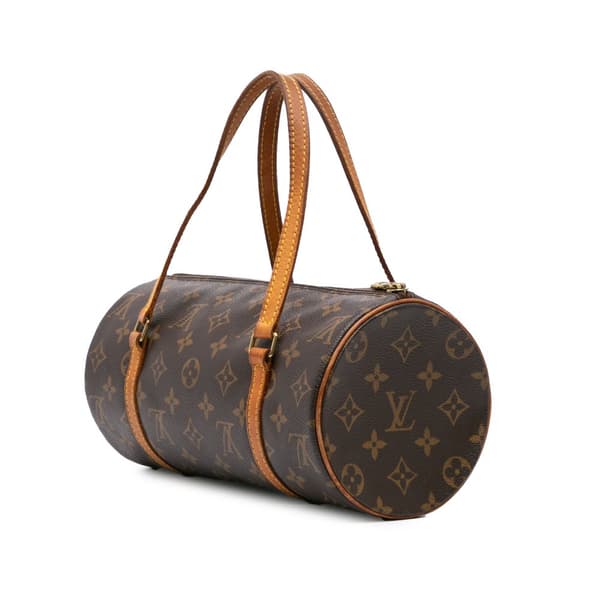 Pre-owned Louis Vuitton Monogram Papillon 28 Brown