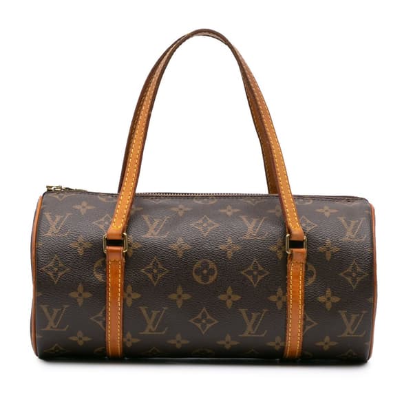 Pre-owned Louis Vuitton Monogram Papillon 28 Brown