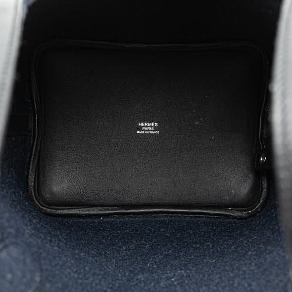 Pre-owned Hermès Feutre and Swift Picotin Lock 18 Blue