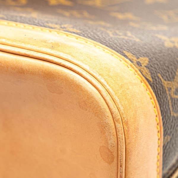 Pre-owned Louis Vuitton Monogram Alma PM Brown