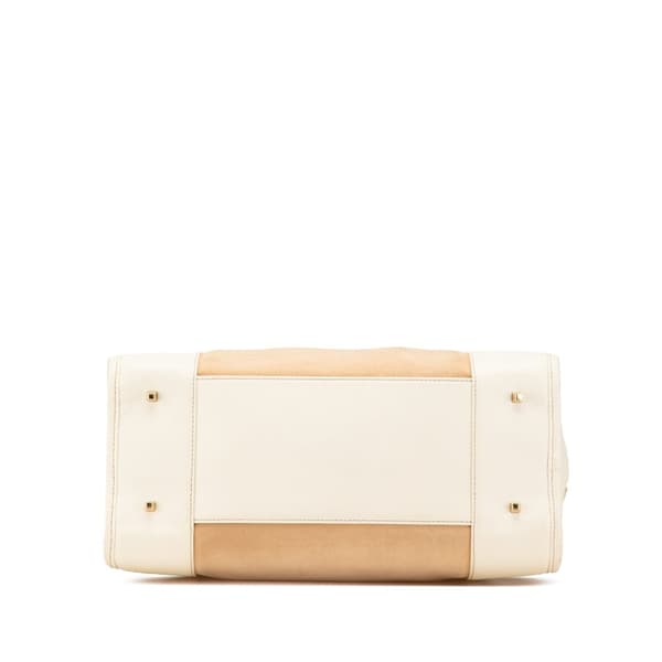 Pre-owned LOEWE Suede Amazona 32 Brown