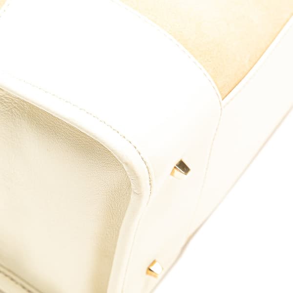 Pre-owned LOEWE Suede Amazona 32 Brown