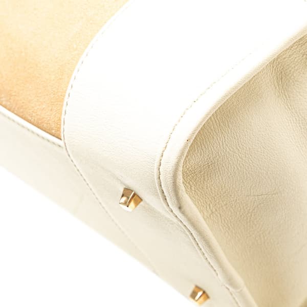 Pre-owned LOEWE Suede Amazona 32 Brown