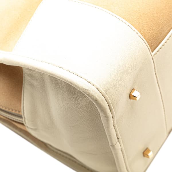 Pre-owned LOEWE Suede Amazona 32 Brown