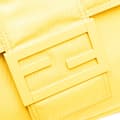 Miniatyrbild 8 av 10: Pre-owned Fendi Large Econyl Nylon Baguette Satchel Yellow