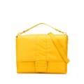 Miniatyrbild 1 av 10: Pre-owned Fendi Large Econyl Nylon Baguette Satchel Yellow
