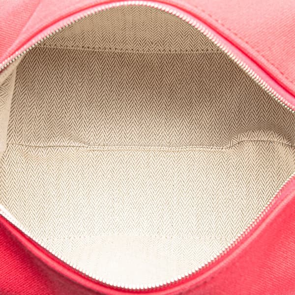 Pre-owned Hermès Small Toile Bride A Brac Pink