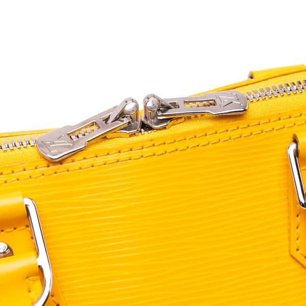 Pre-owned Louis Vuitton Epi Alma PM Yellow