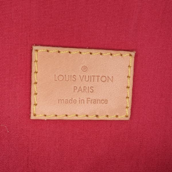 Pre-owned Louis Vuitton Monogram Vernis Alma GM Red