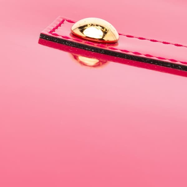 Pre-owned Louis Vuitton Monogram Vernis Alma GM Red