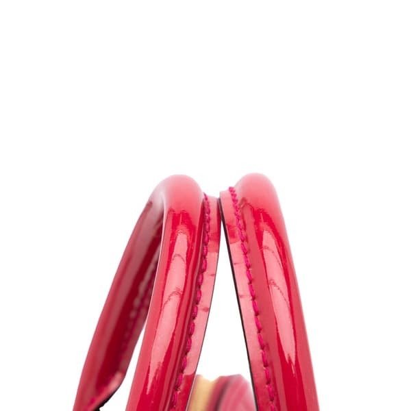 Pre-owned Louis Vuitton Monogram Vernis Alma GM Red