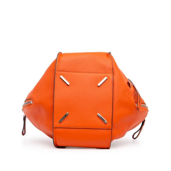 Pre-owned LOEWE Small Leather Hammock Satchel Orange