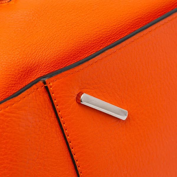 Pre-owned LOEWE Small Leather Hammock Satchel Orange