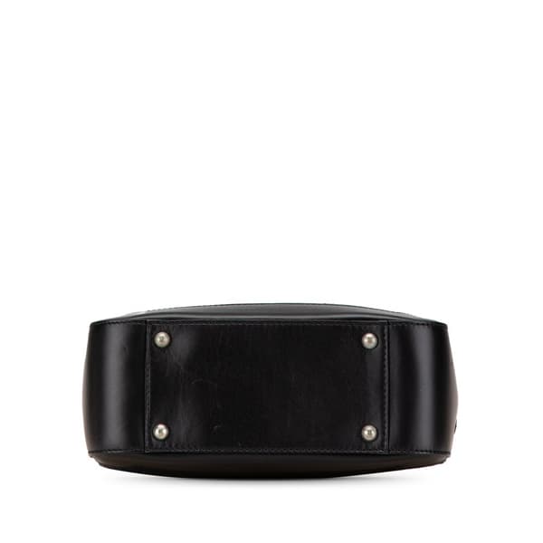 Pre-owned Celine C Macadam Canvas Handbag Black
