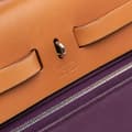 Miniatyrbild 7 av 10: Pre-owned Hermès Toile Herbag Zip 31 Purple