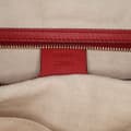 Miniatyrbild 6 av 9: Pre-owned Gucci Large GG Supreme Nice Dome Satchel Brown