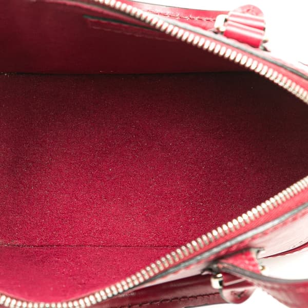 Pre-owned Louis Vuitton Epi Nano Alma Pink