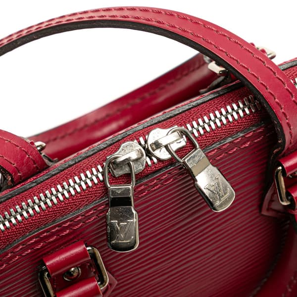 Pre-owned Louis Vuitton Epi Nano Alma Pink