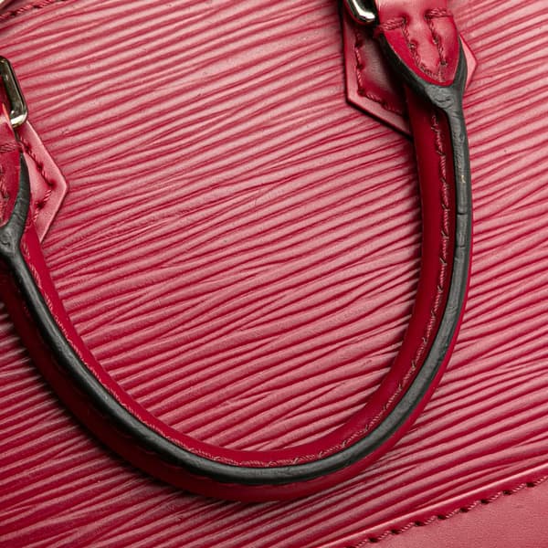 Pre-owned Louis Vuitton Epi Nano Alma Pink