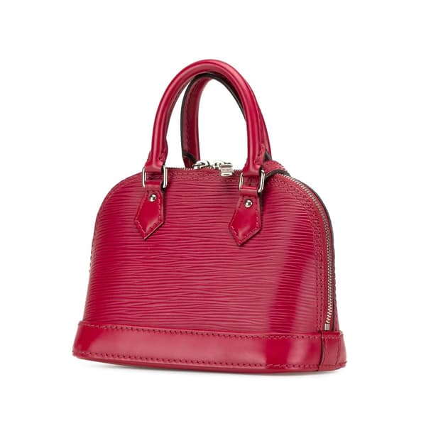 Pre-owned Louis Vuitton Epi Nano Alma Pink